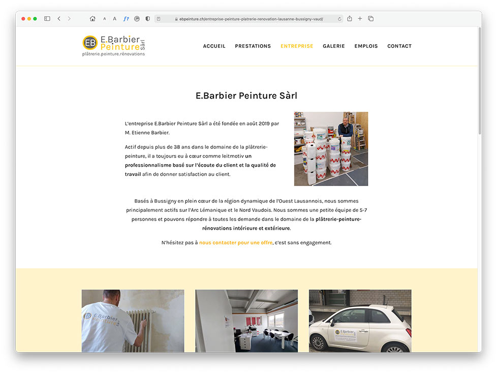e barbier peinture site web