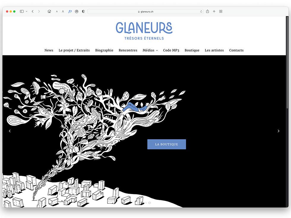 glaneurs - site web
