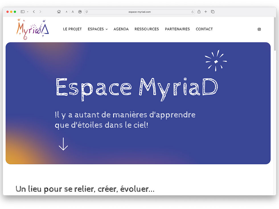 Espace MyriaD siteweb